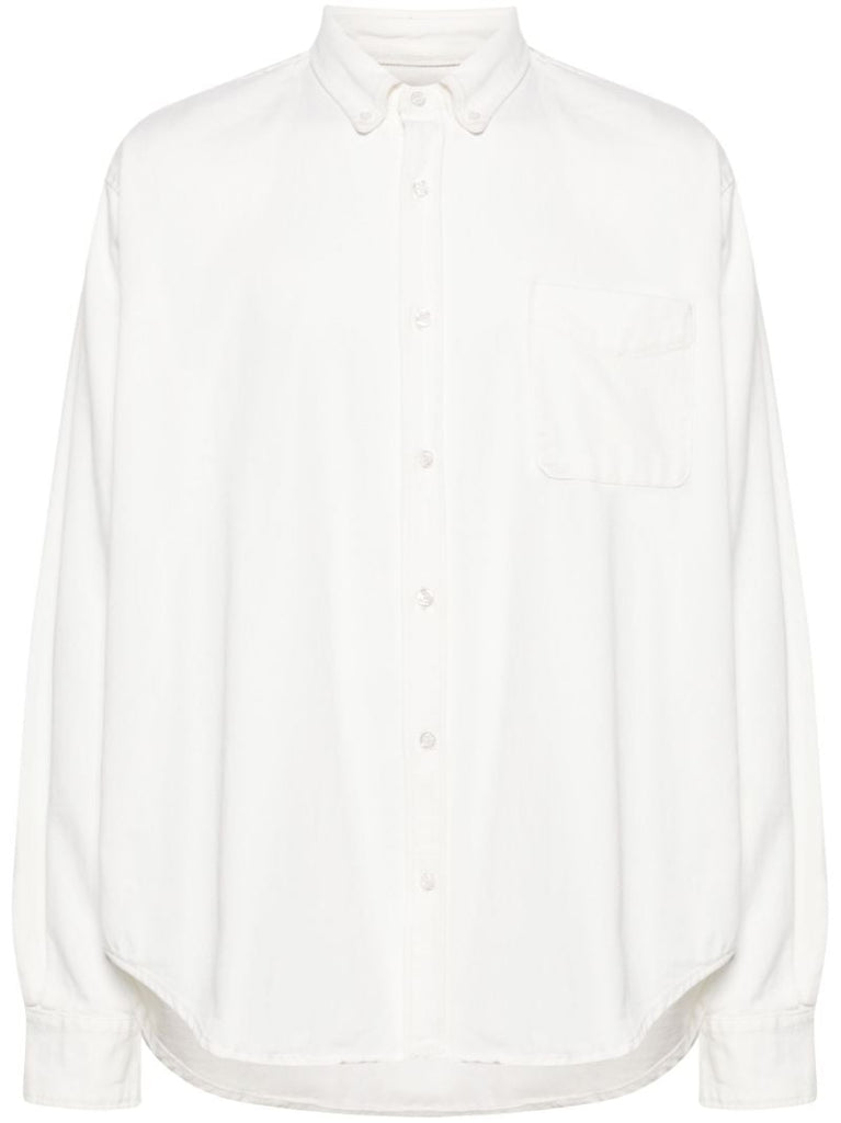 White Sinclair Denim Shirt