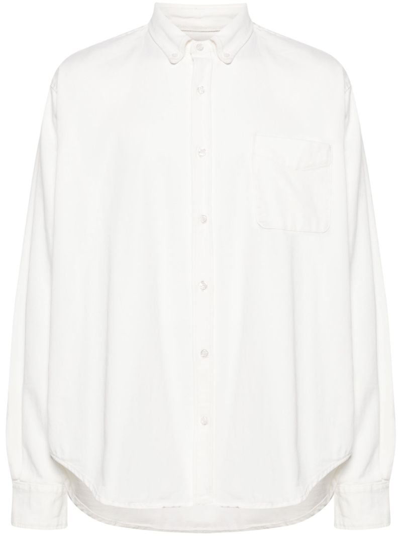 White Sinclair Denim Shirt