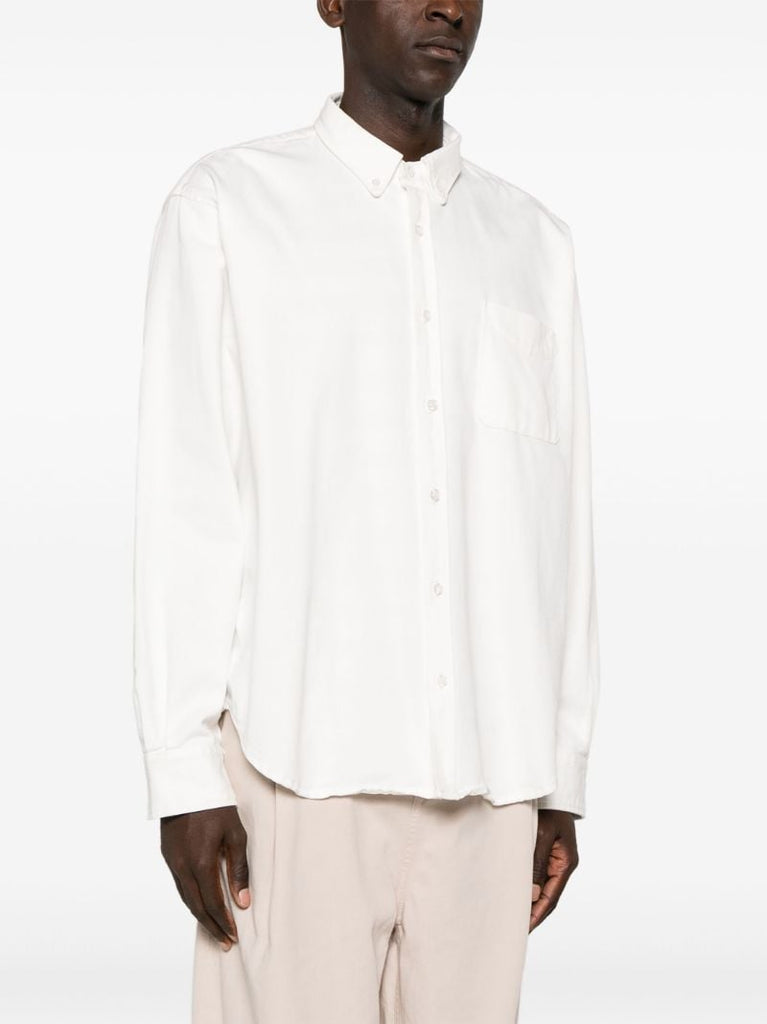 White Sinclair Denim Shirt