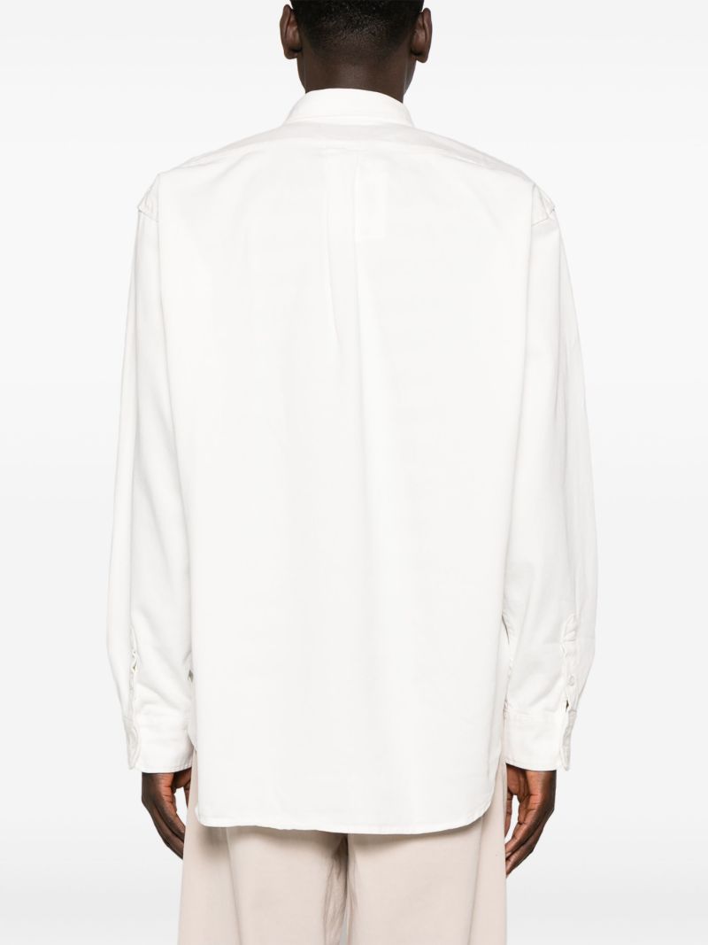 White Sinclair Denim Shirt