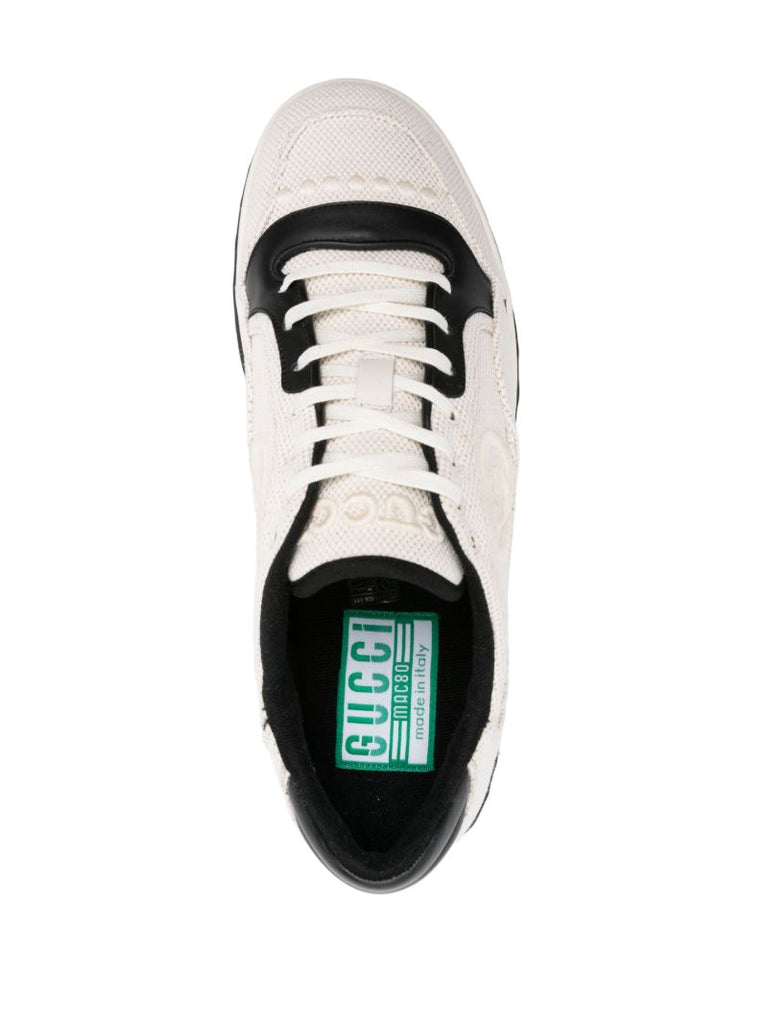 White Interlocking G Canvas Sneakers