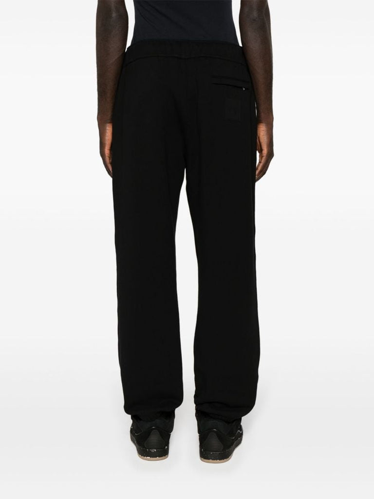 Black Logo-embroidered Cotton Track Pants