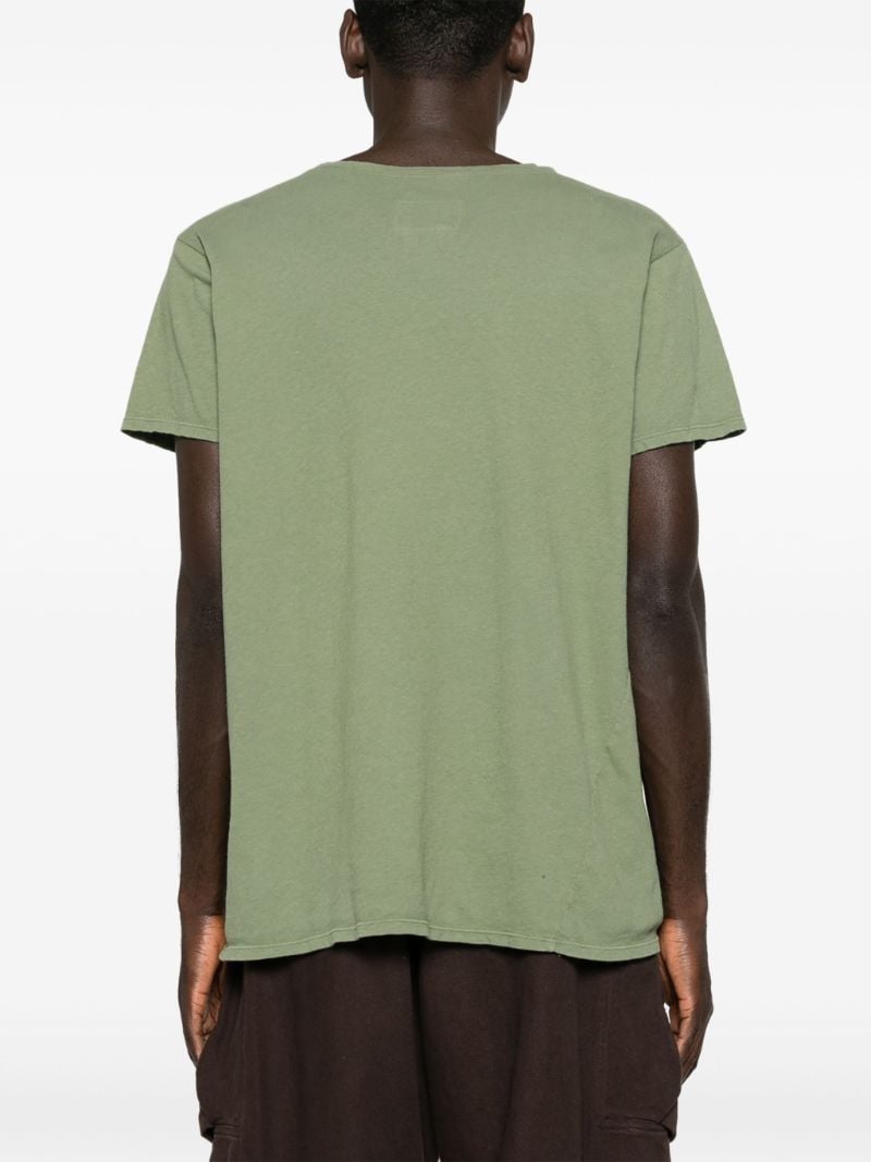 Green Logo-print Cotton T-shirt