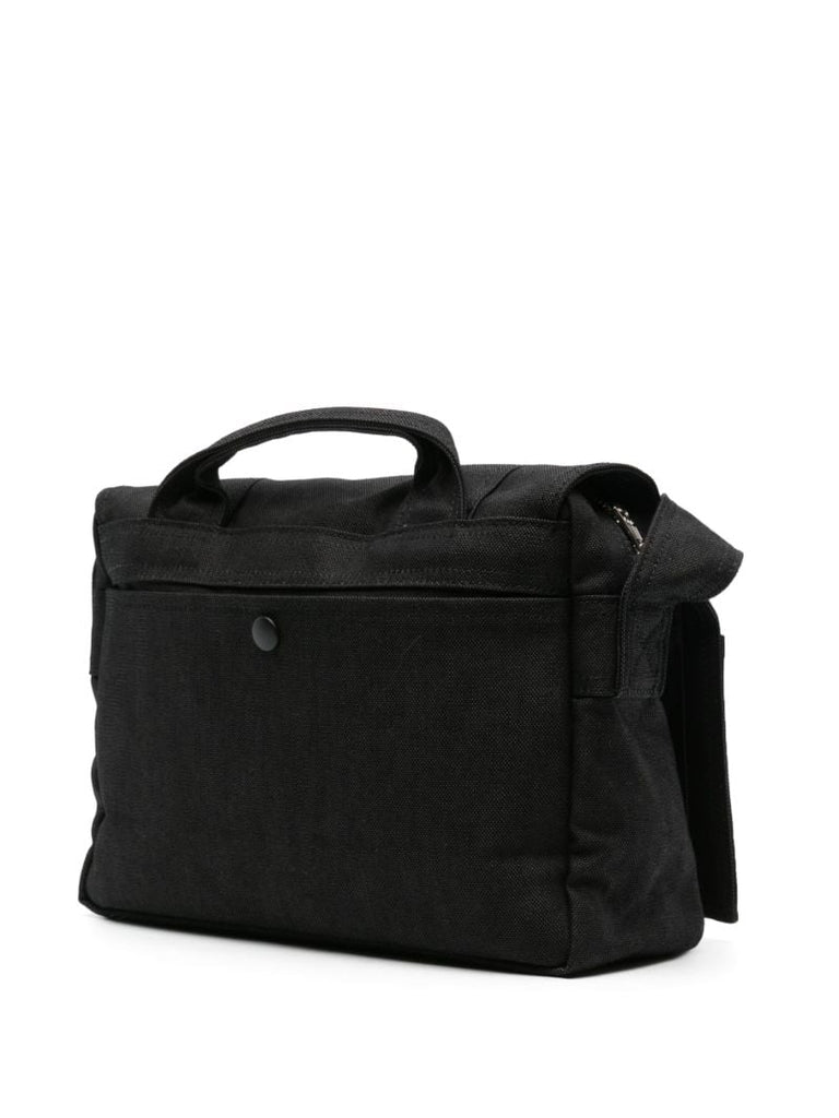 Black Smokey Canvas Shoulder Bag