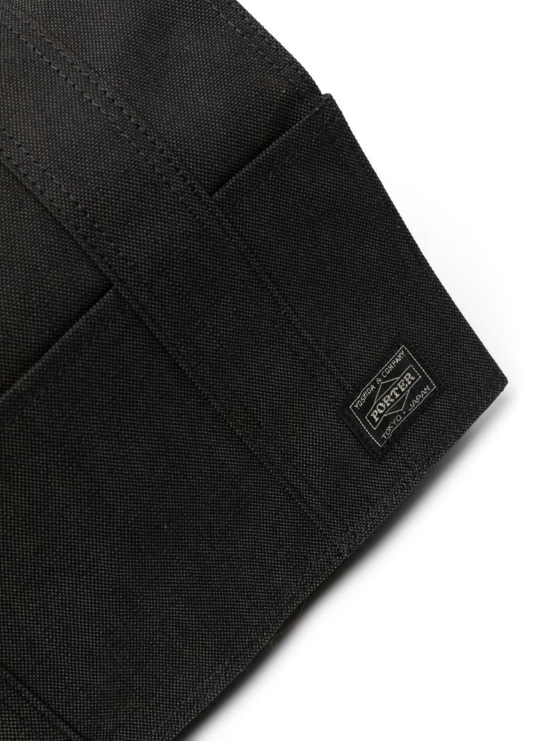 Black Smokey Canvas Shoulder Bag