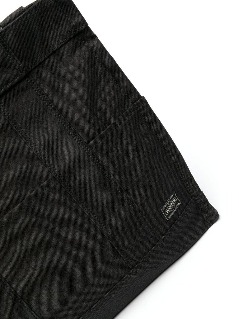 Black Smokey Canvas Tote Bag