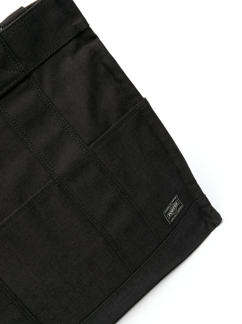 Black Smokey Canvas Tote Bag
