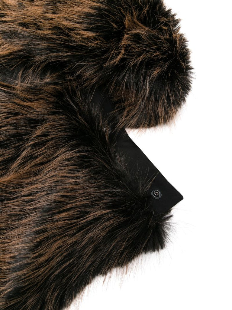 X Future Brown Faux-fur Hat