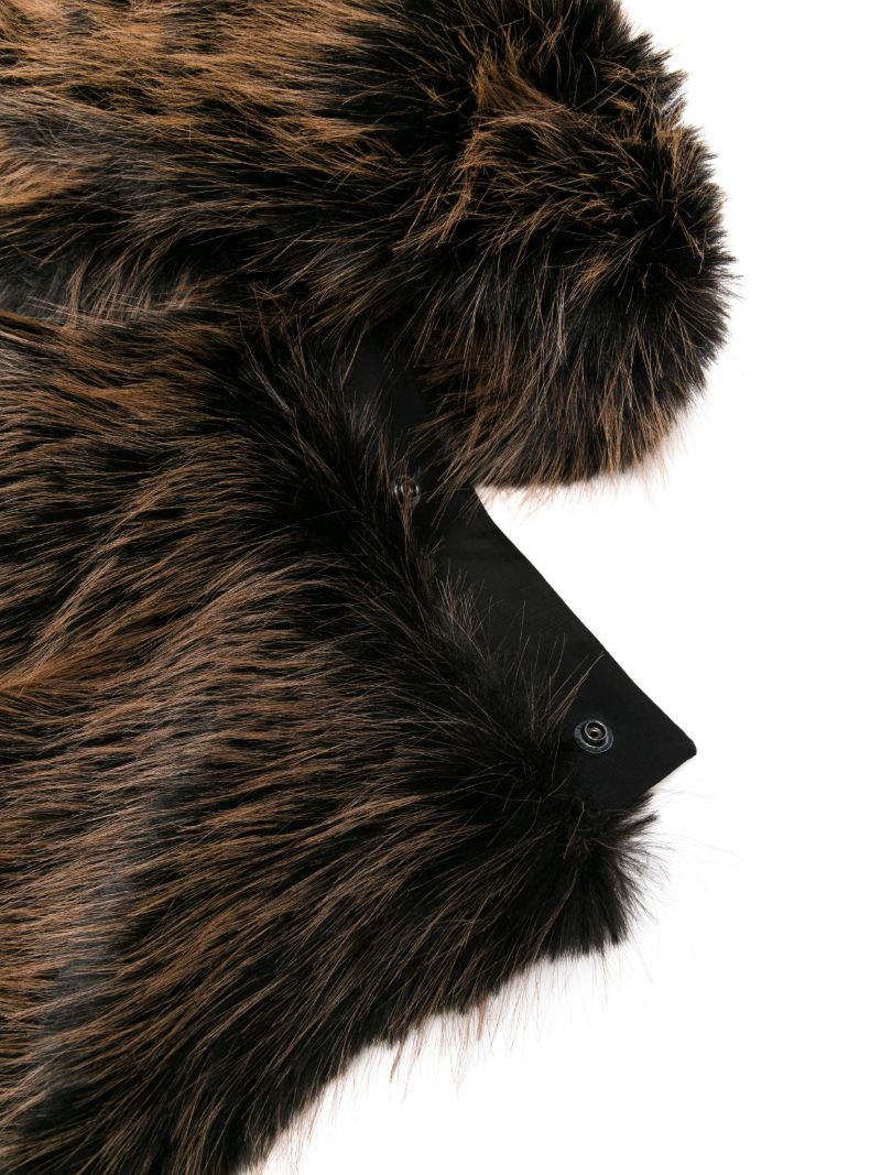 X Future Brown Faux-fur Hat