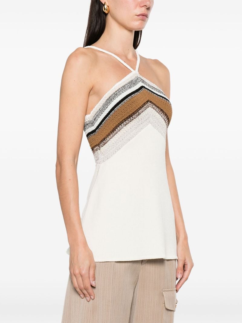 Bella Naomi Chochet-panel Top