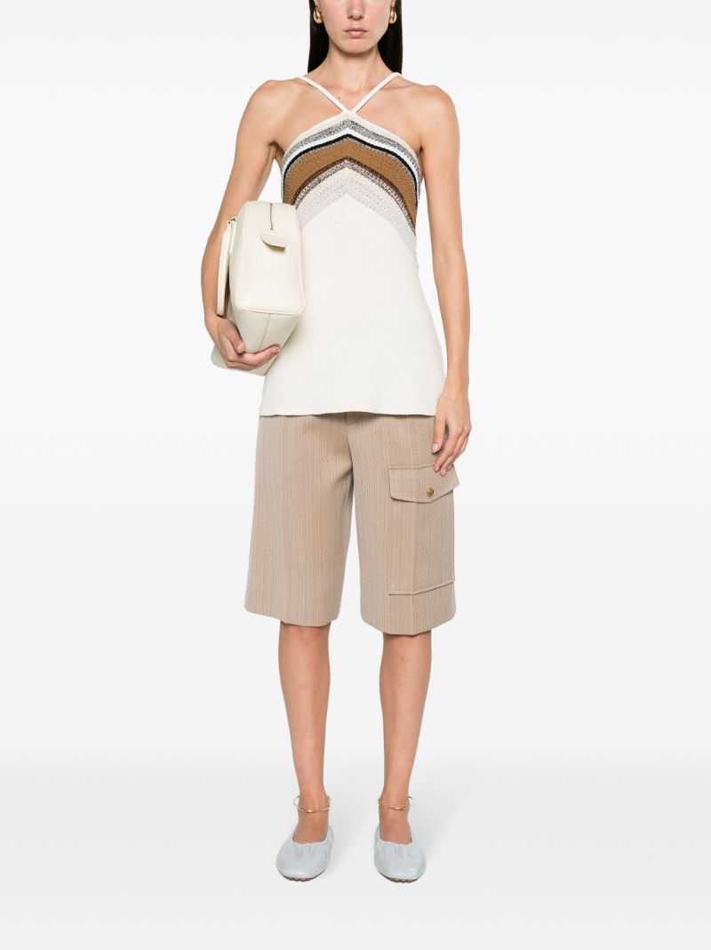 Bella Naomi Chochet-panel Top