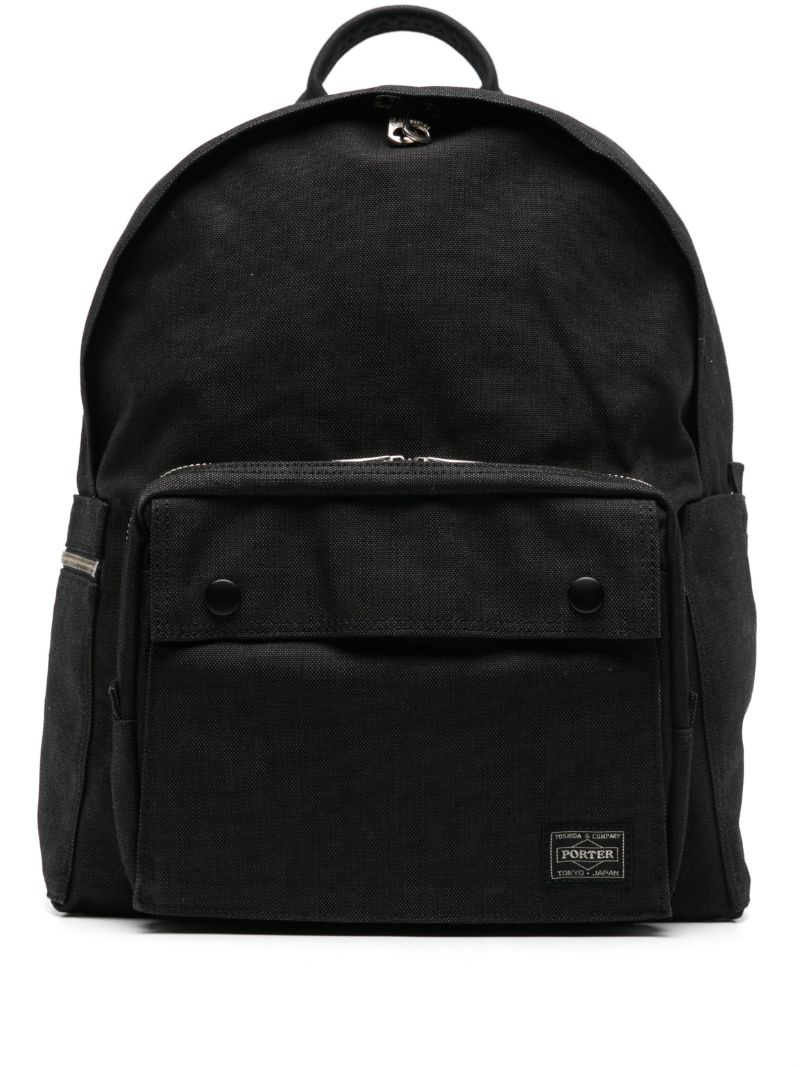 Black Smokey Canvas Backpack