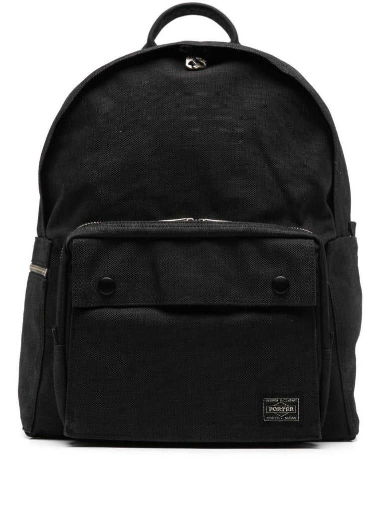 Black Smokey Canvas Backpack