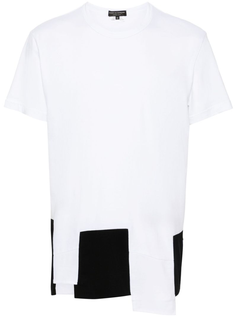 White Panelled T-shirt