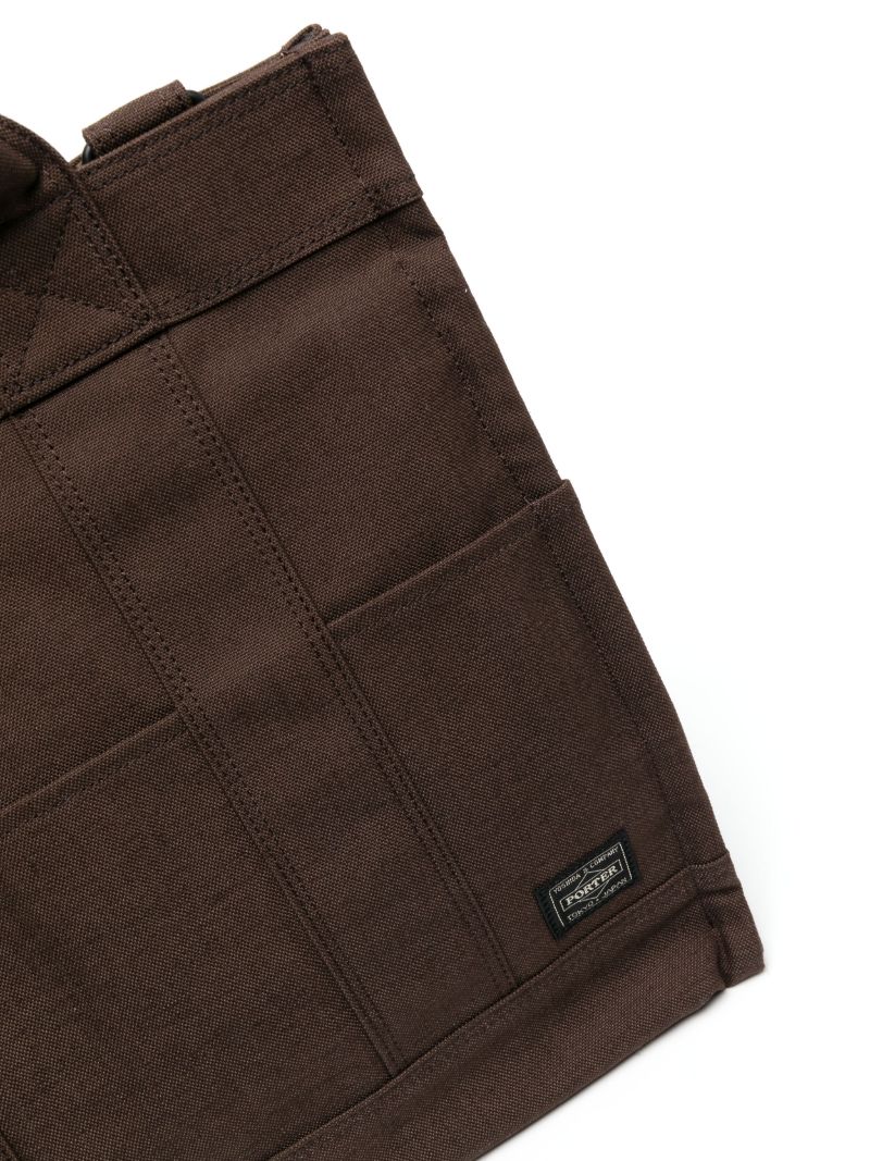 Brown Smokey Canvas Tote Bag