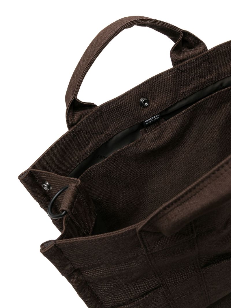 Brown Smokey Canvas Tote Bag