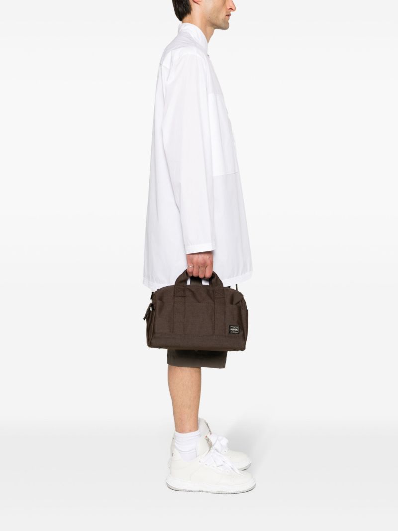 Brown Smokey Canvas Tote Bag