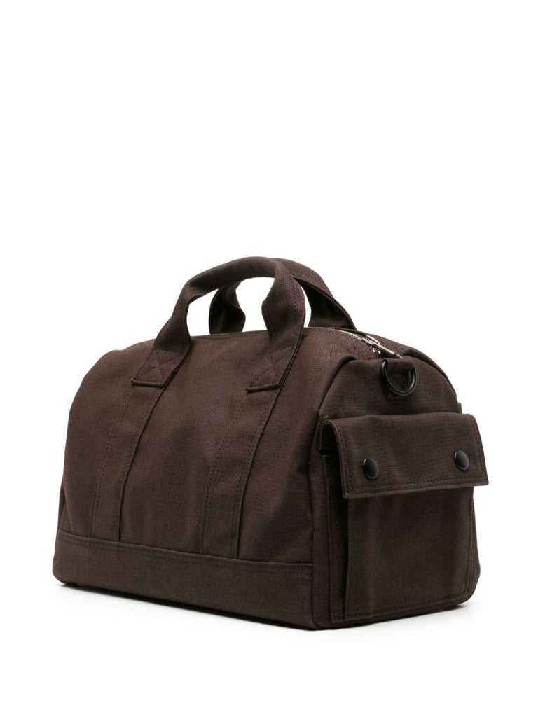 Brown Smokey Canvas Tote Bag