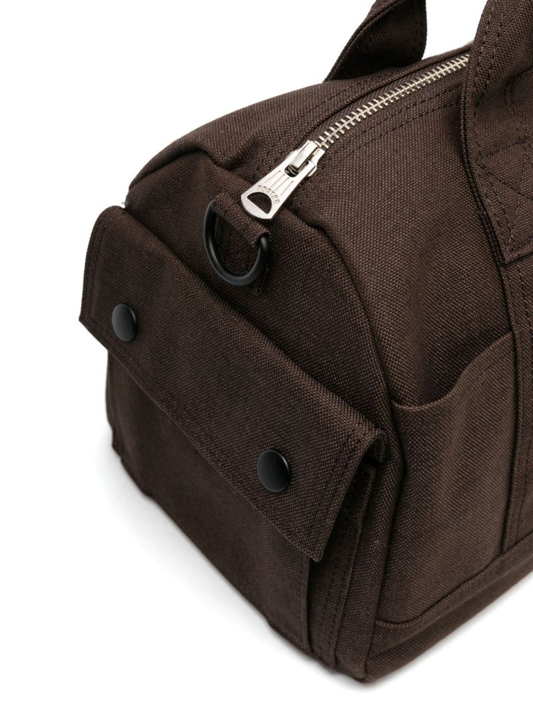 Brown Smokey Canvas Tote Bag