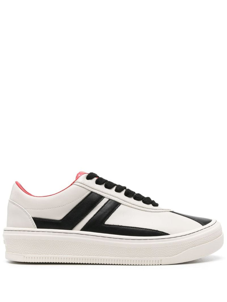 X Future Neutral Cash Leather Sneakers