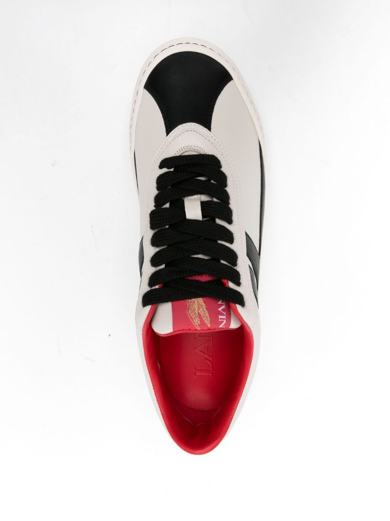 X Future Neutral Cash Leather Sneakers