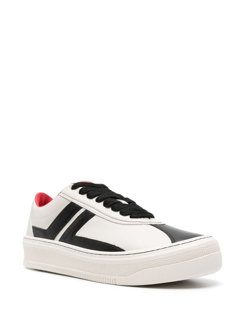 X Future Neutral Cash Leather Sneakers