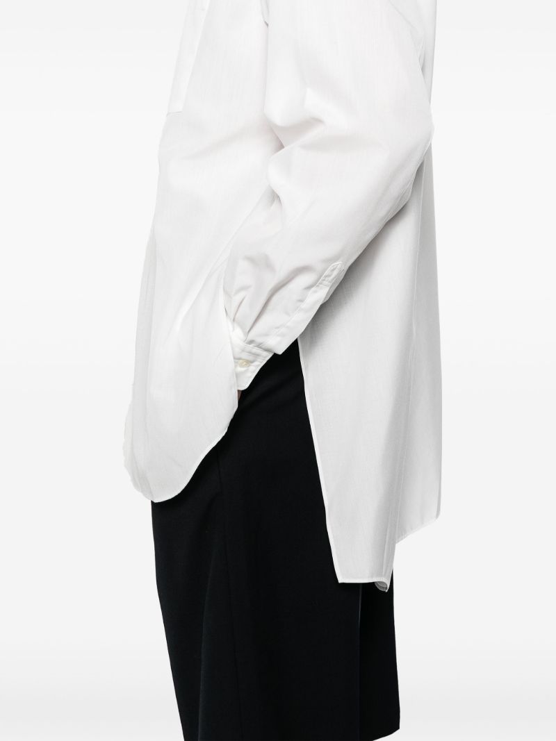 White Asymmetric Shirt