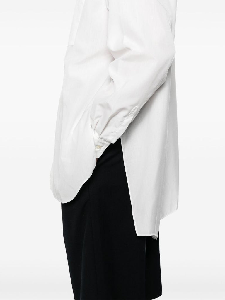 White Asymmetric Shirt
