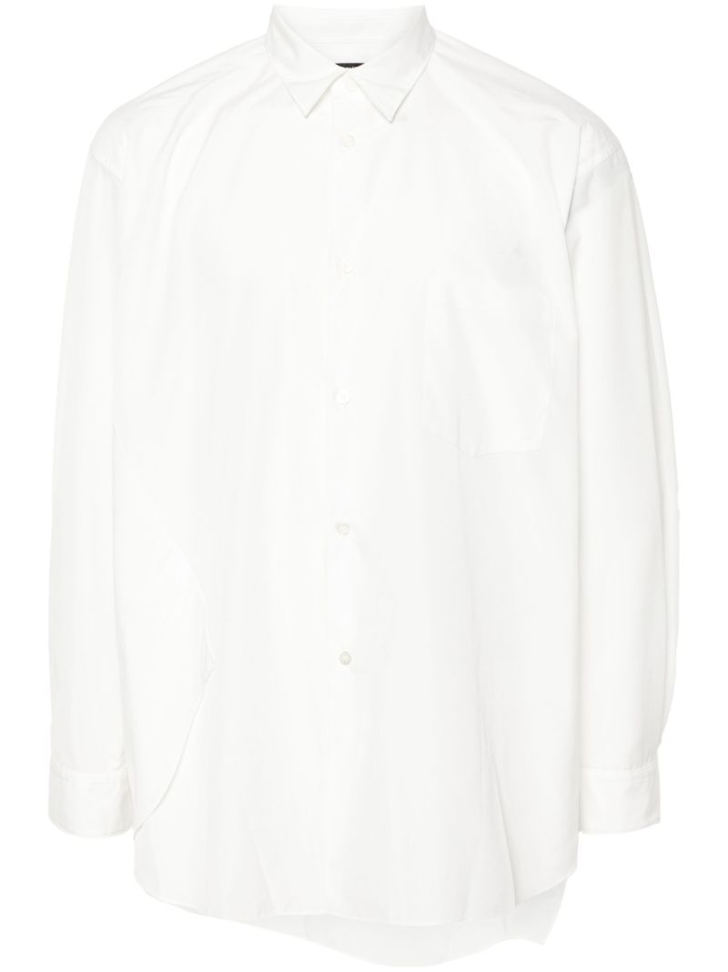 White Asymmetric Shirt