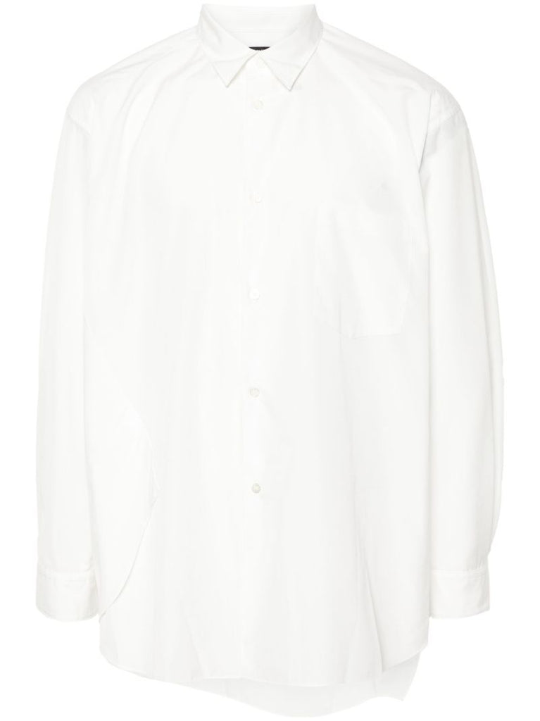 White Asymmetric Shirt