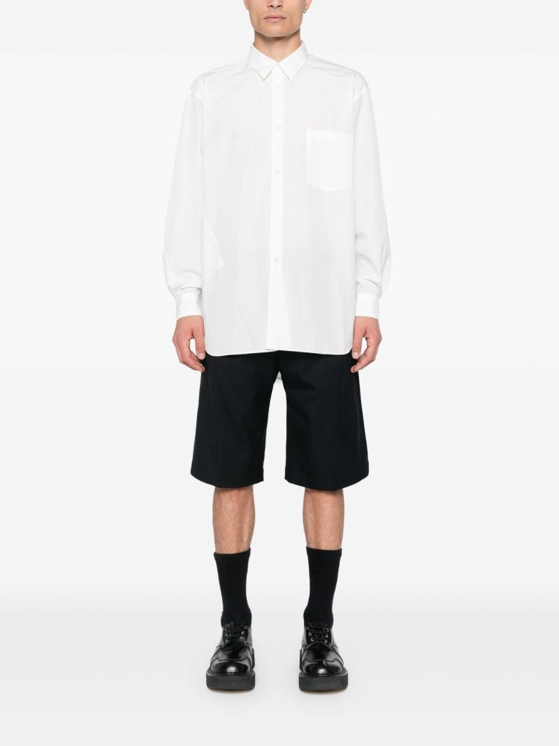 White Asymmetric Shirt