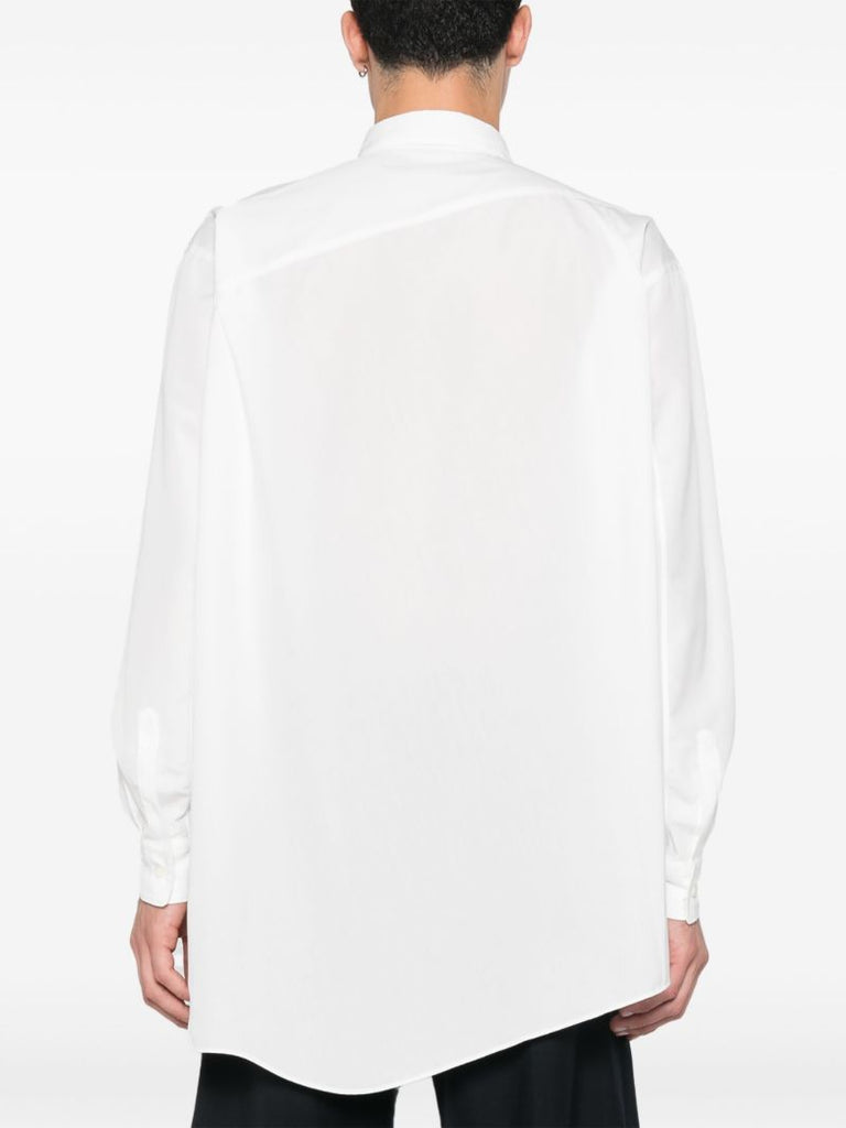 White Asymmetric Shirt