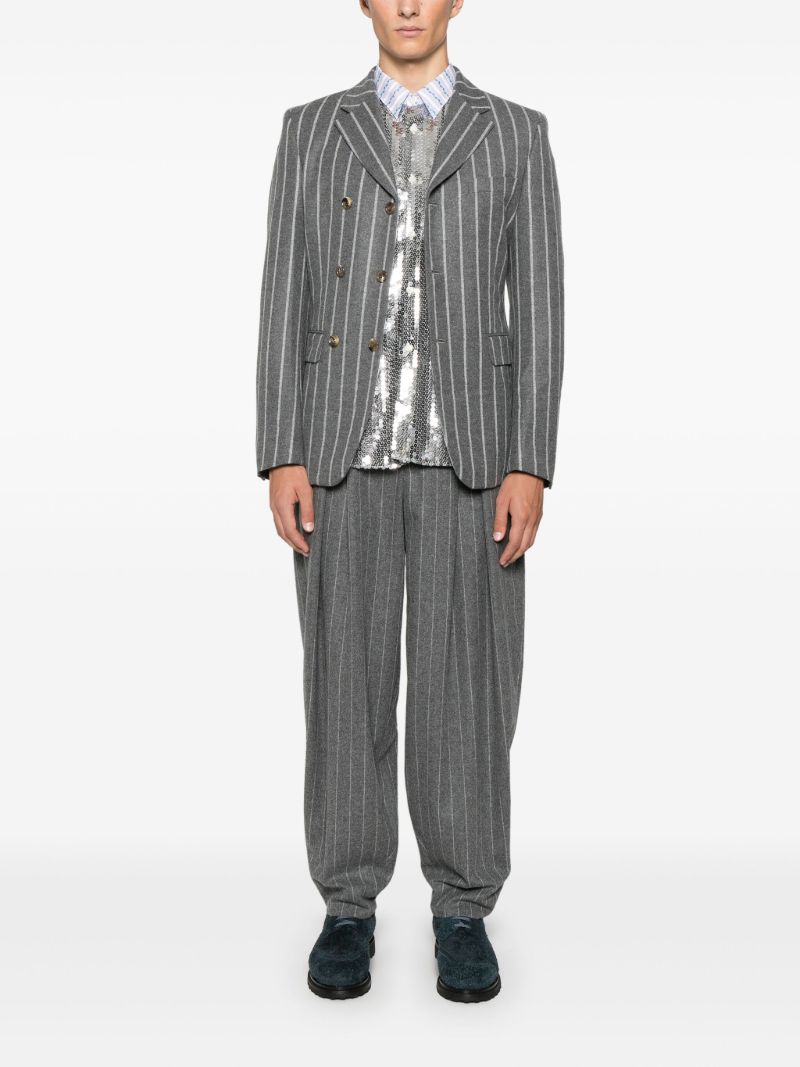 Pinstripe Blazer
