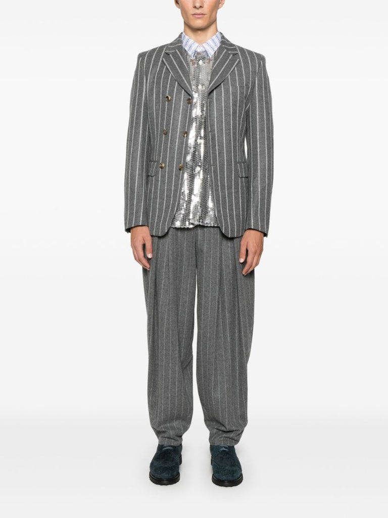 Pinstripe Blazer