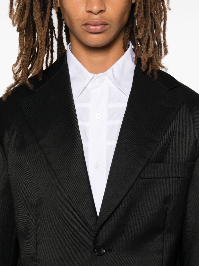 Black Single-breasted Blazer