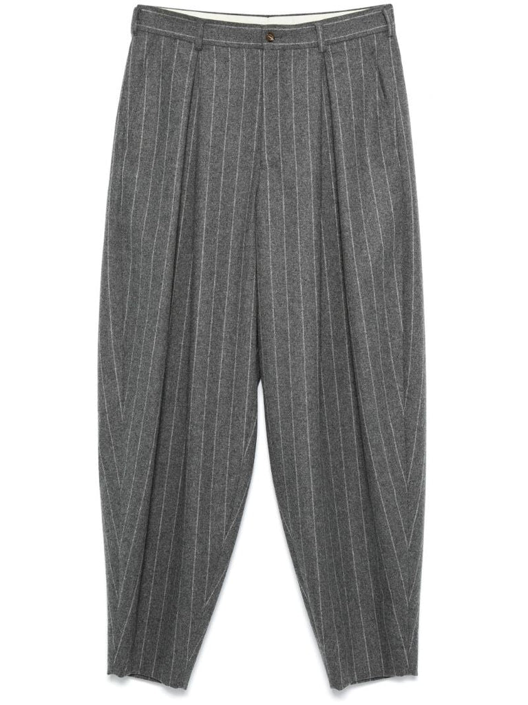Pinstripe Tailored Trousers