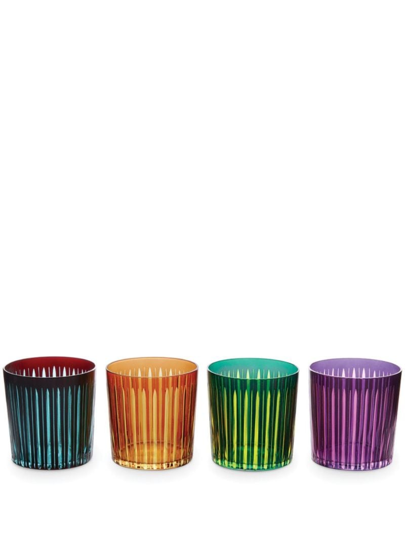 Purple Prism Glass Set