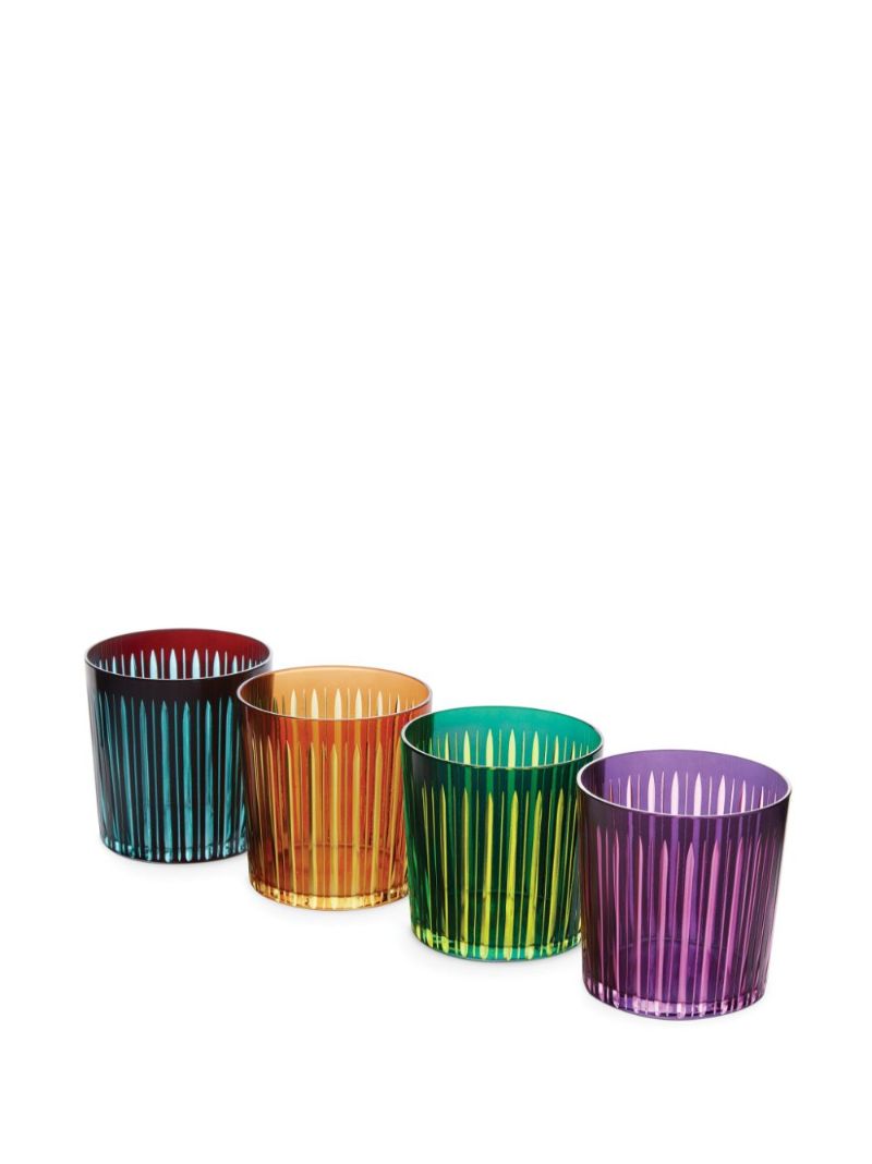 Purple Prism Glass Set