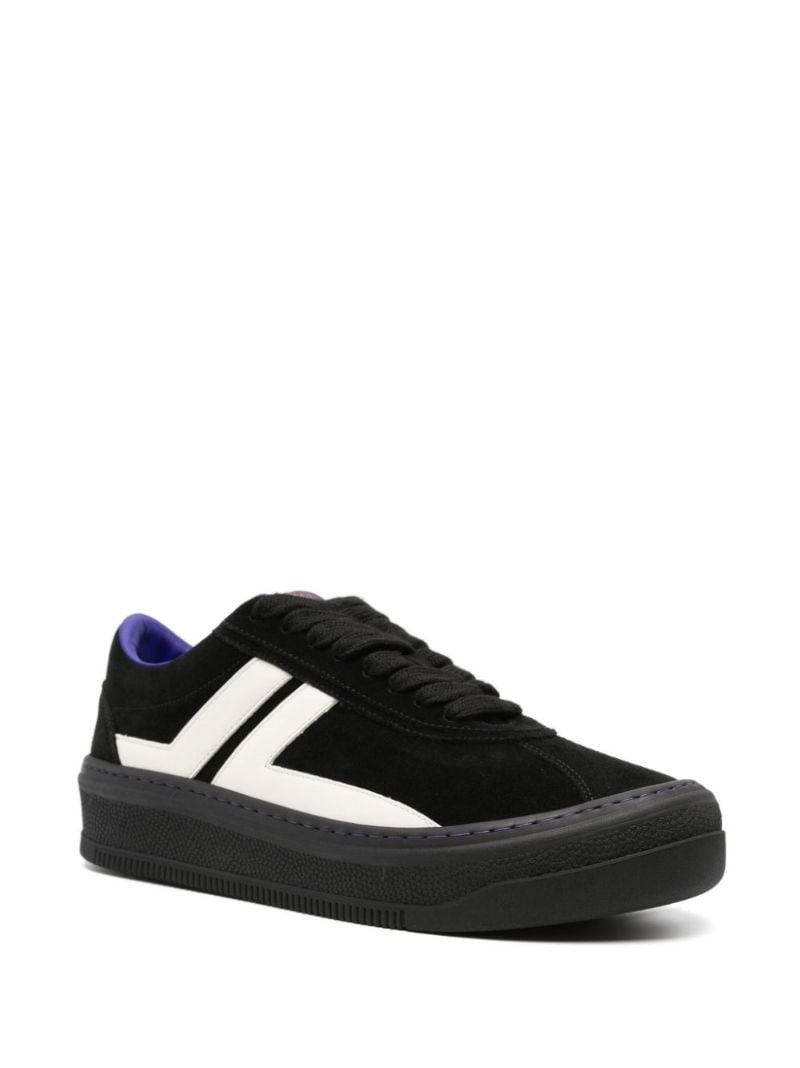 X Future Black Cash Suede Sneakers