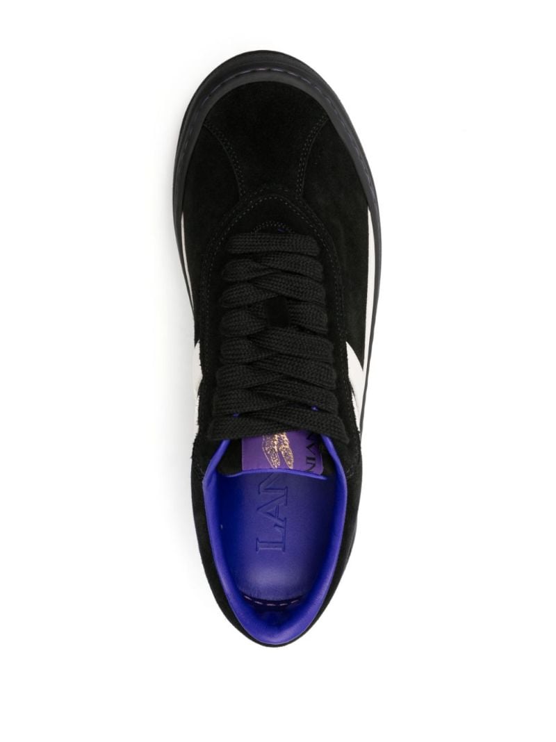 X Future Black Cash Suede Sneakers