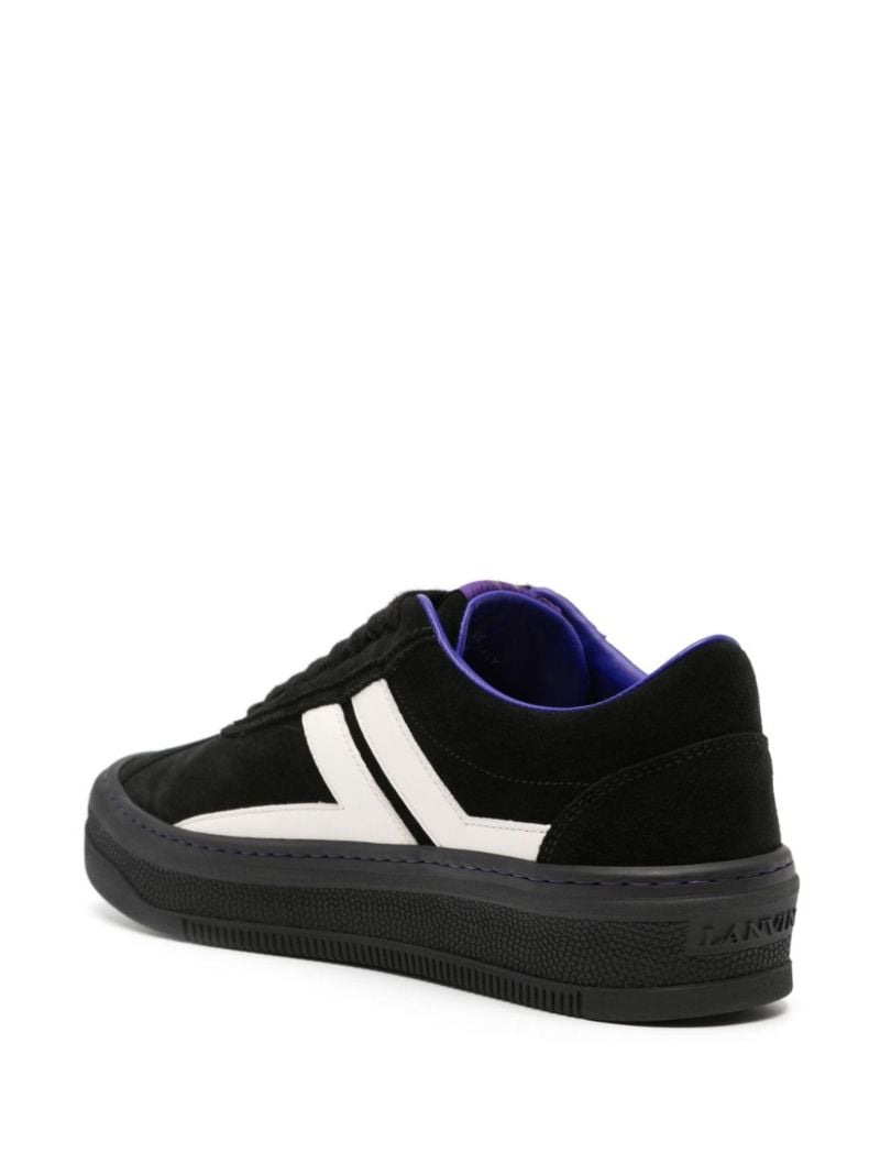 X Future Black Cash Suede Sneakers