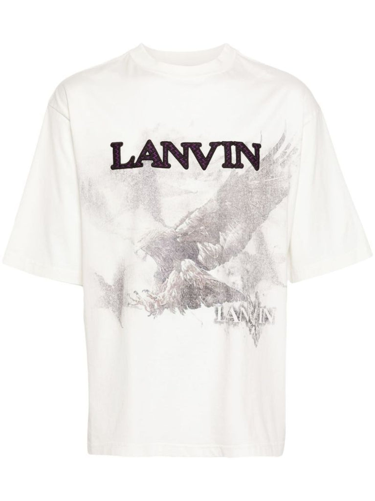 X Future White Eagle-print Cotton T-shirt