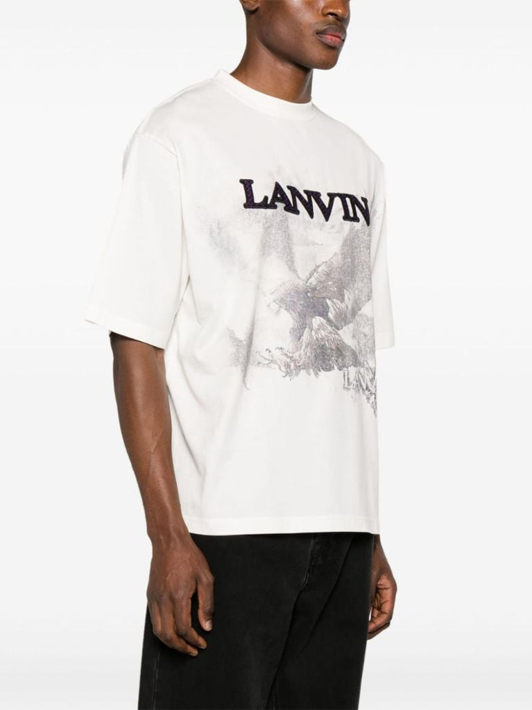X Future White Eagle-print Cotton T-shirt
