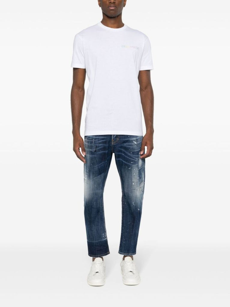 White Palm Beach Cool Fit Cotton T-shirt