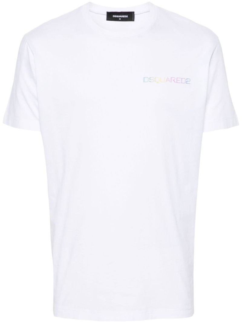 White Palm Beach Cool Fit Cotton T-shirt