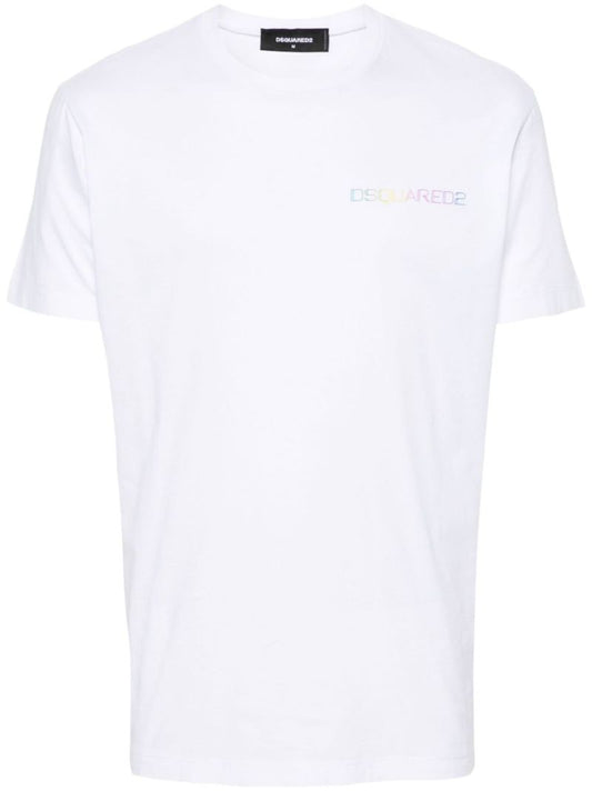 White Palm Beach Cool Fit Cotton T-shirt