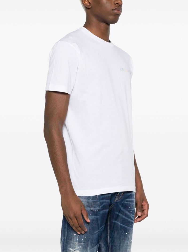 White Palm Beach Cool Fit Cotton T-shirt