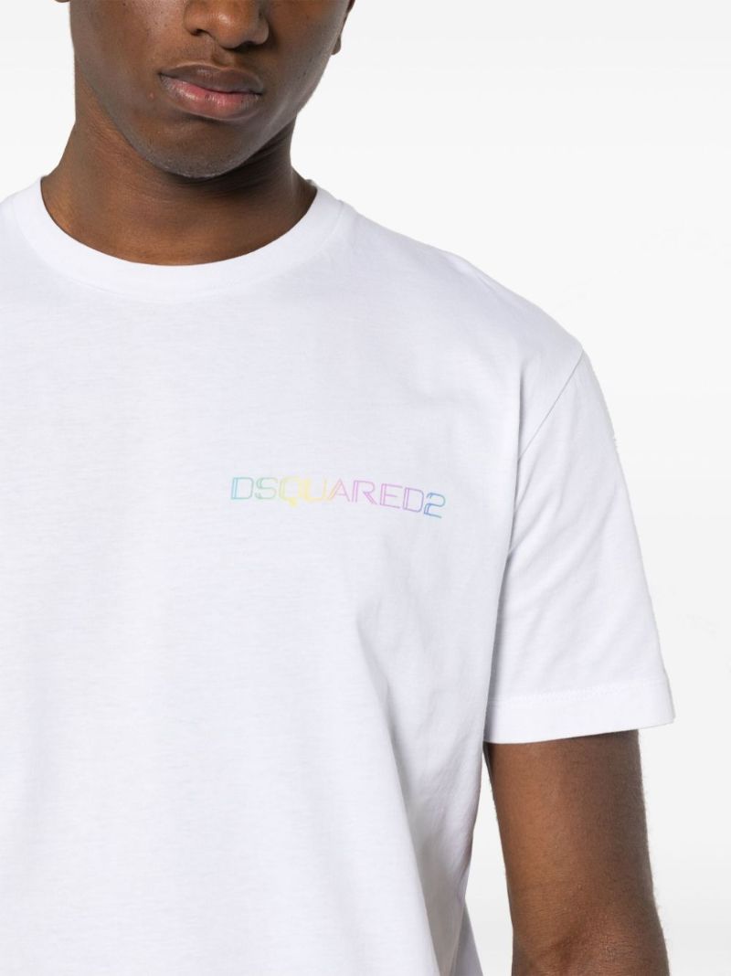 White Palm Beach Cool Fit Cotton T-shirt