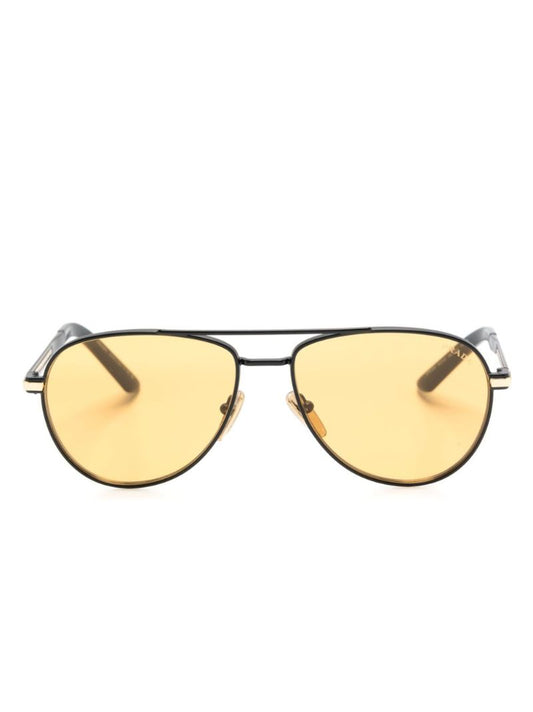 Yellow Pilot-frame Sunglasses