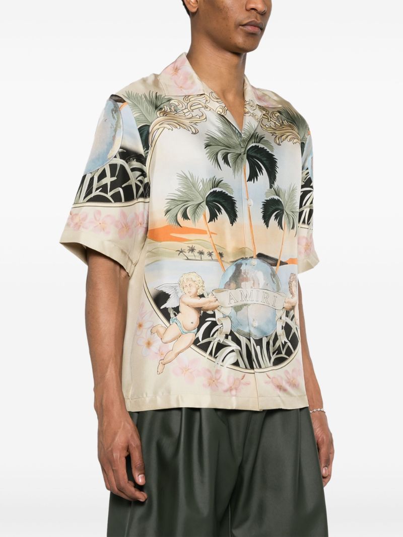 Neutral Cherub Silk Shirt